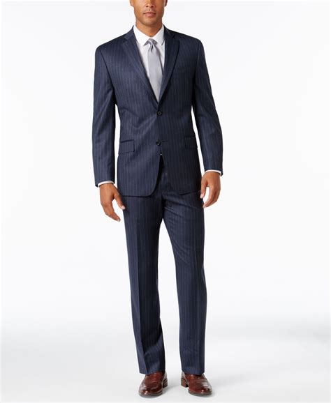 michael kors tuxedo navy|michael kors pinstripe suit.